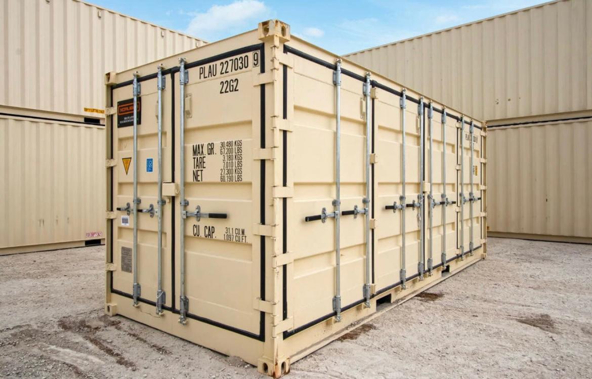 CONTENEDOR MARITIMO DE 20 PIES NUEVO CON PUERTAS LATERALES