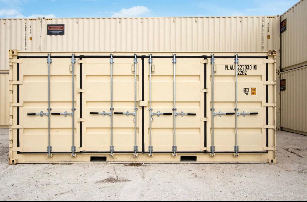 CONTENEDOR MARITIMO DE 20 PIES NUEVO CON PUERTAS LATERALES
