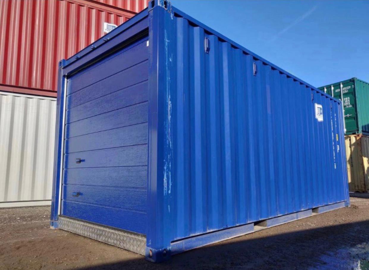 CONTENEDOR MARITIMO DE 30 PIES PUERTA GARAJE