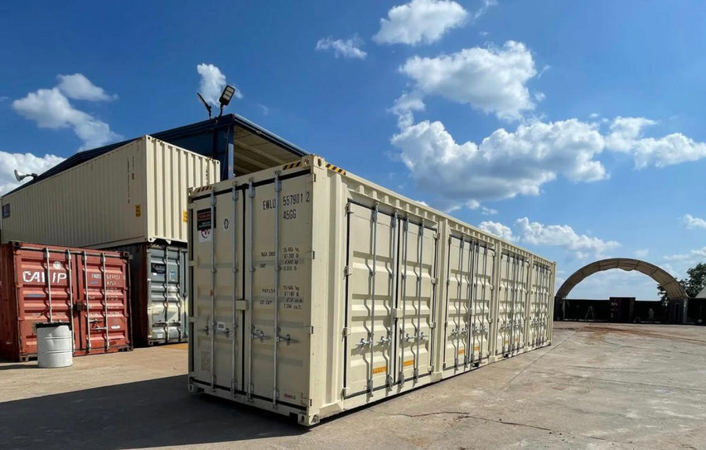 CONTENEDOR MARITIMO DE 40 PIES NUEVO HIGH CUBE Y CON PUERTAS LATERALES