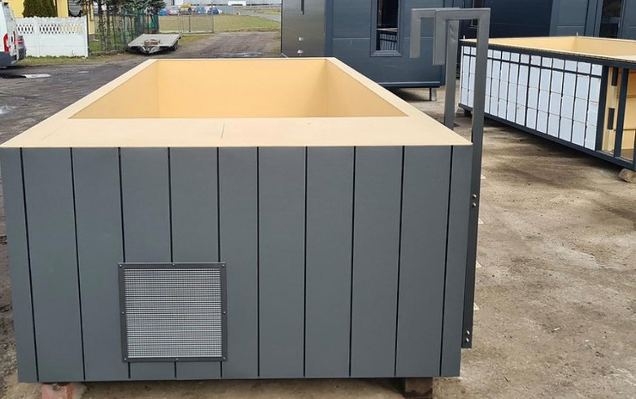 CONTENEDOR PISCINA POLIPROPILENO 6,5 x 2,6m